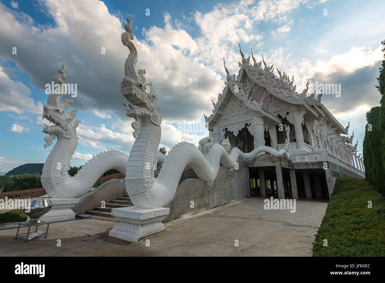 Wat Hyua Pla Kang , Original Thai temple à Chiang Rai, Thaïlande Banque D'Images