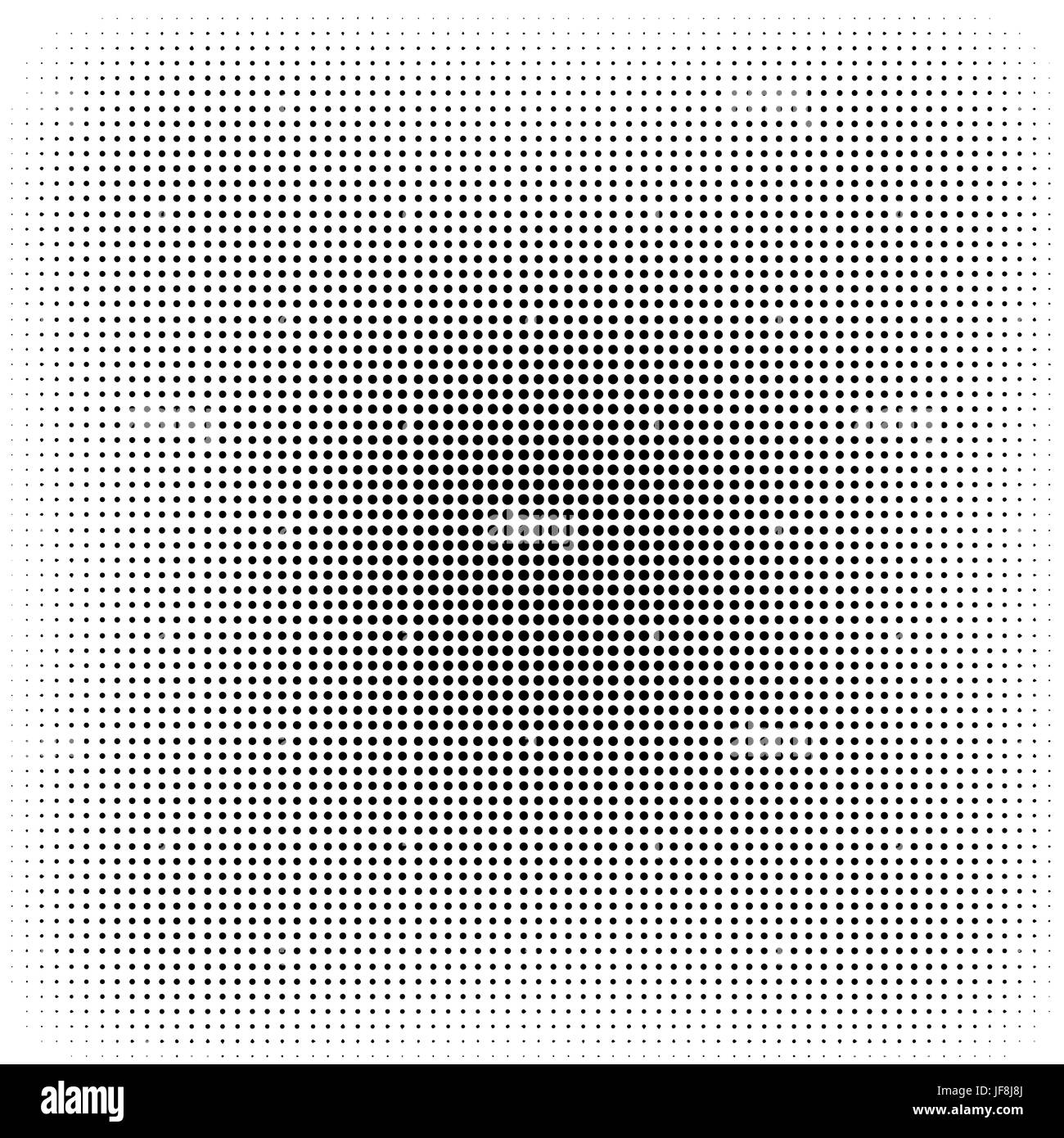 Isolé sur fond blanc en demi-teinte. Résumé avec la texture. Motif Cercles tachetés endommagé sale. Illustration de Vecteur