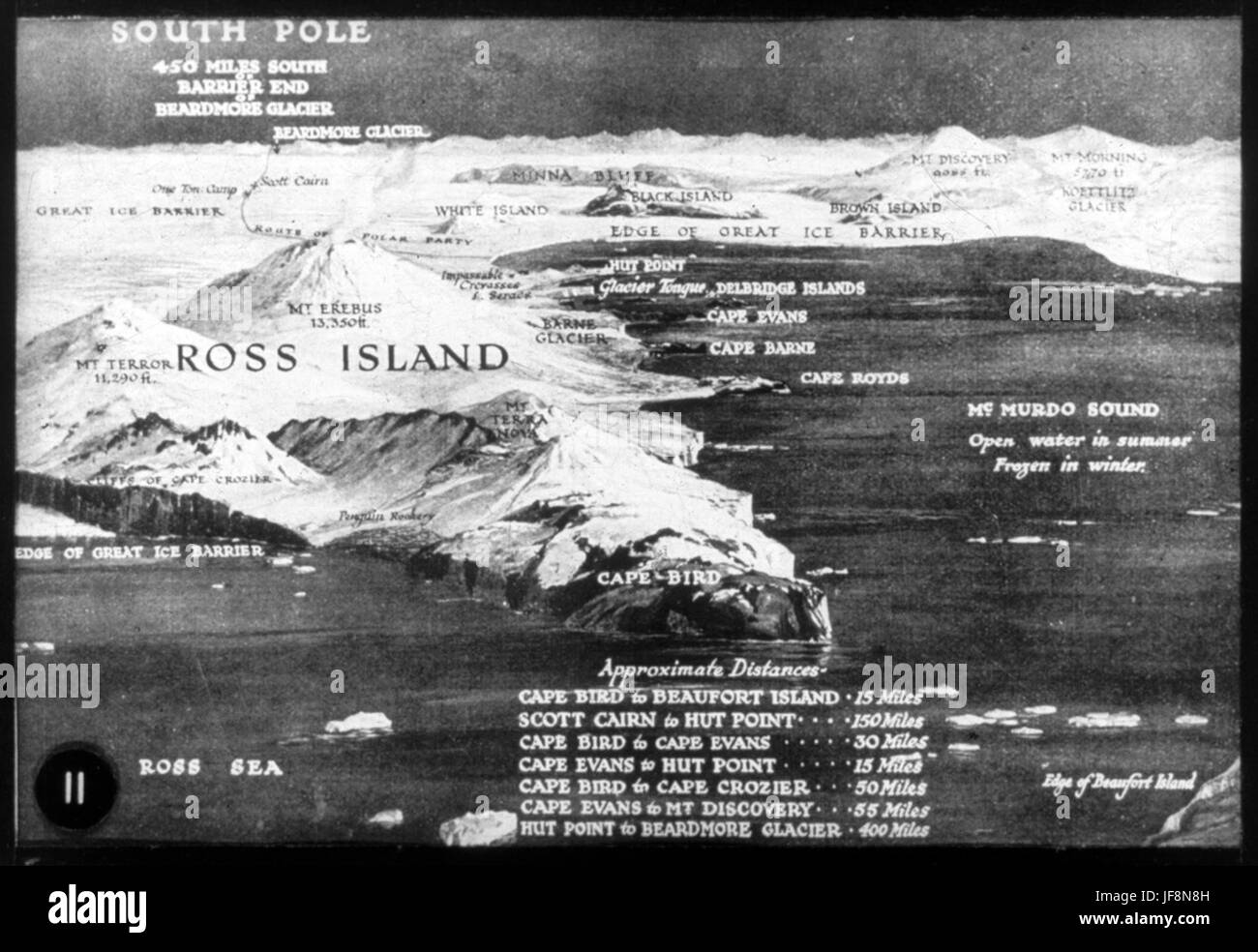 Plan de l'île de Ross coast 34565482395 o Banque D'Images