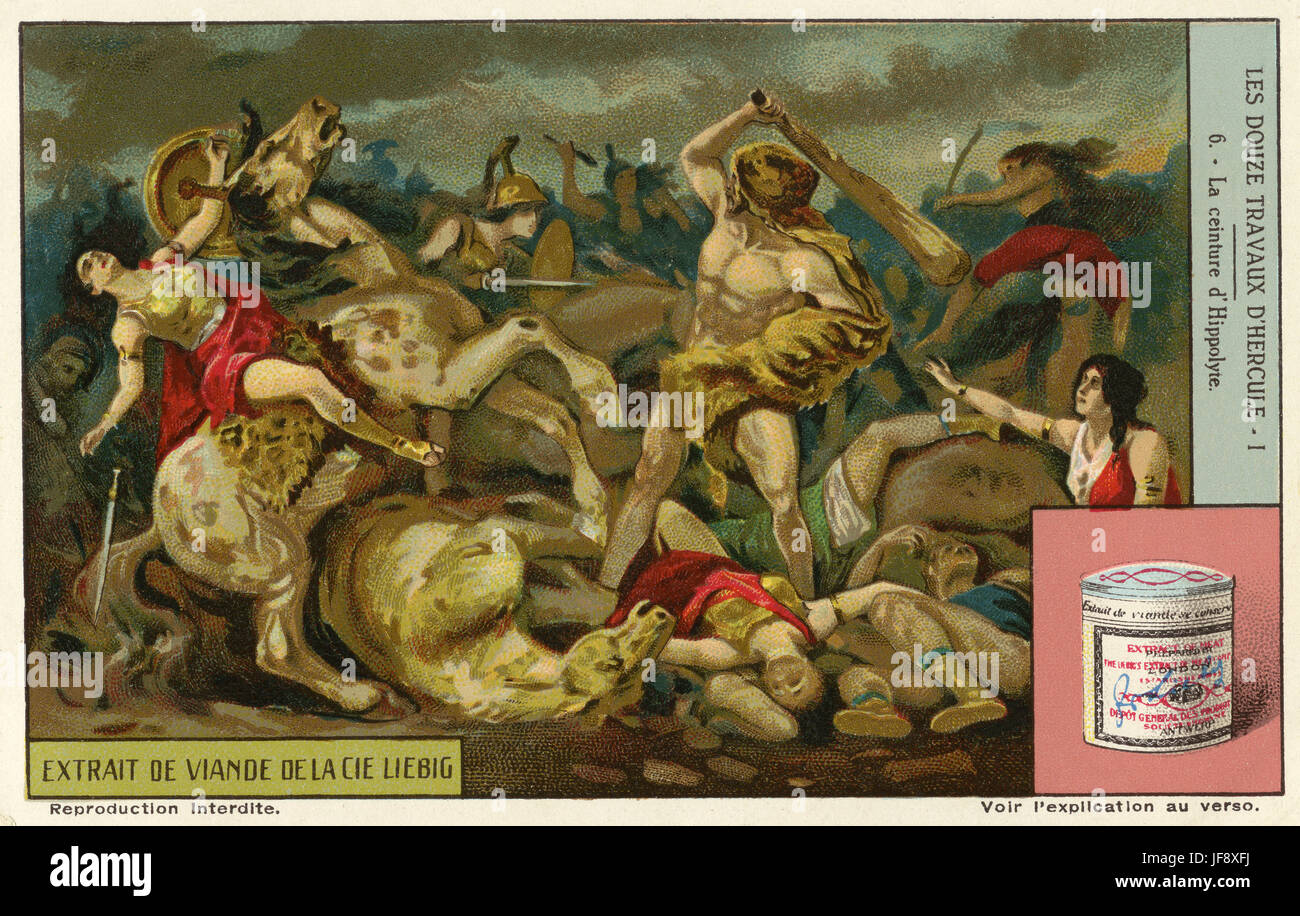 Hercules obtient la ceinture d Hippolyta Reine des amazones