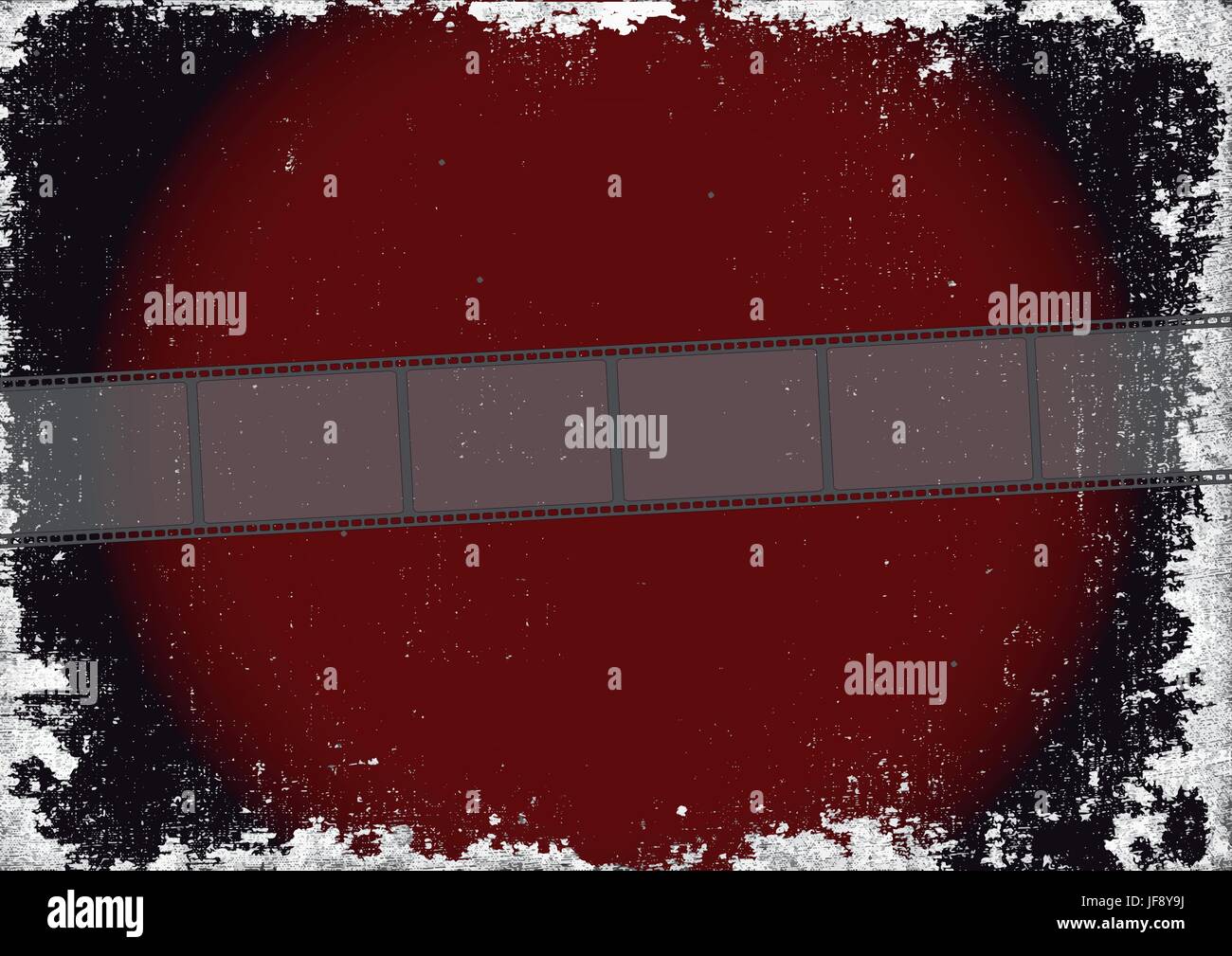 Thriller, négatif, film, film, cinéma, film d'horreur, celluloïd, cinéma, Illustration de Vecteur