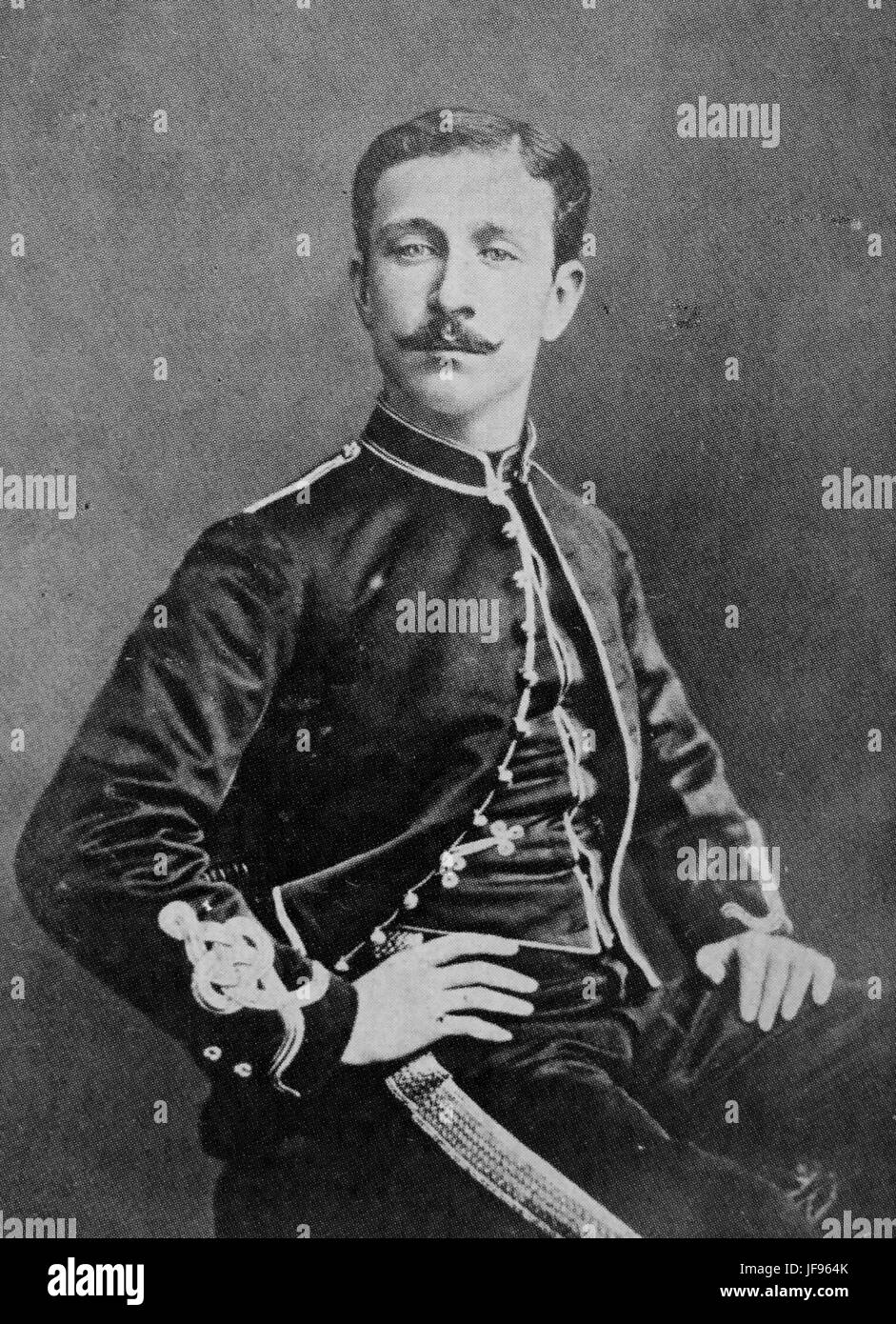 Napoléon, Prince Impérial (1856-1879) fils de Napoléon II et d'Eugénie. Banque D'Images
