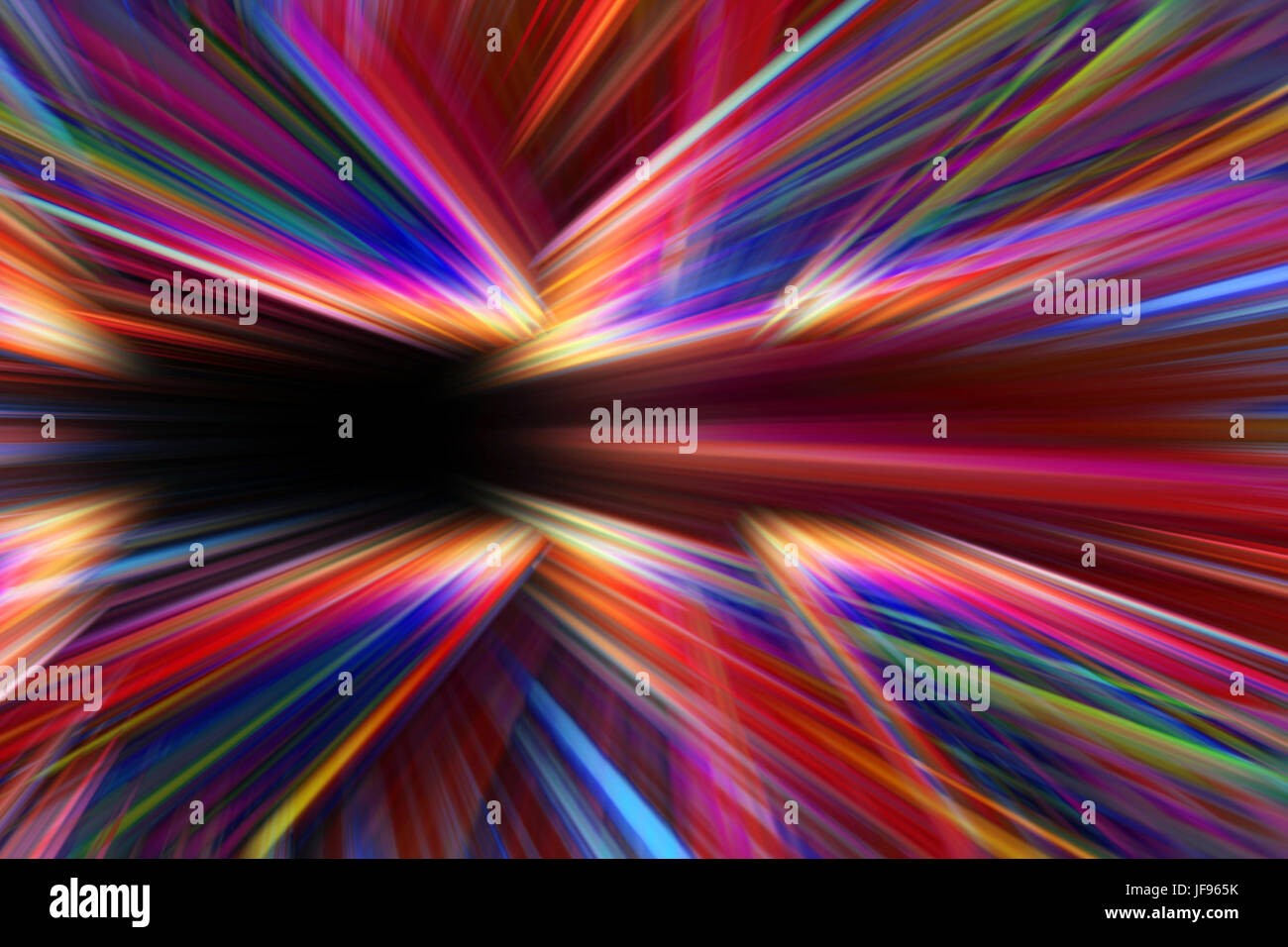 Abstract light trails colorés Banque D'Images