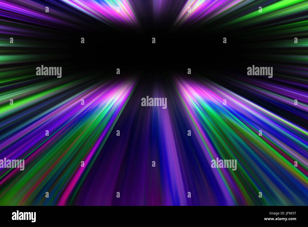 Des sentiers de lumière d'étoile colorée Banque D'Images