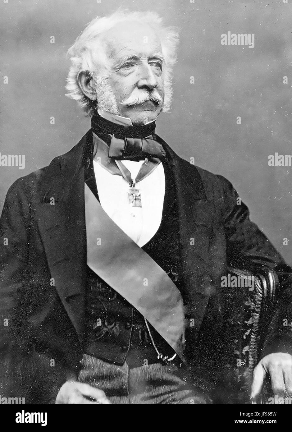 HUGH GOUGH, 1er vicomte Gough (1779-1869) Officier de l'armée britannique portant la croix en or de l'armée en 1850 Banque D'Images