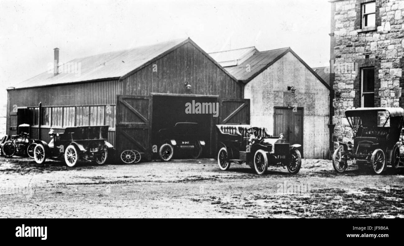 Pembroke École préparatoire, Motor Atelier Moteur Voiture x 430691019416 o Banque D'Images