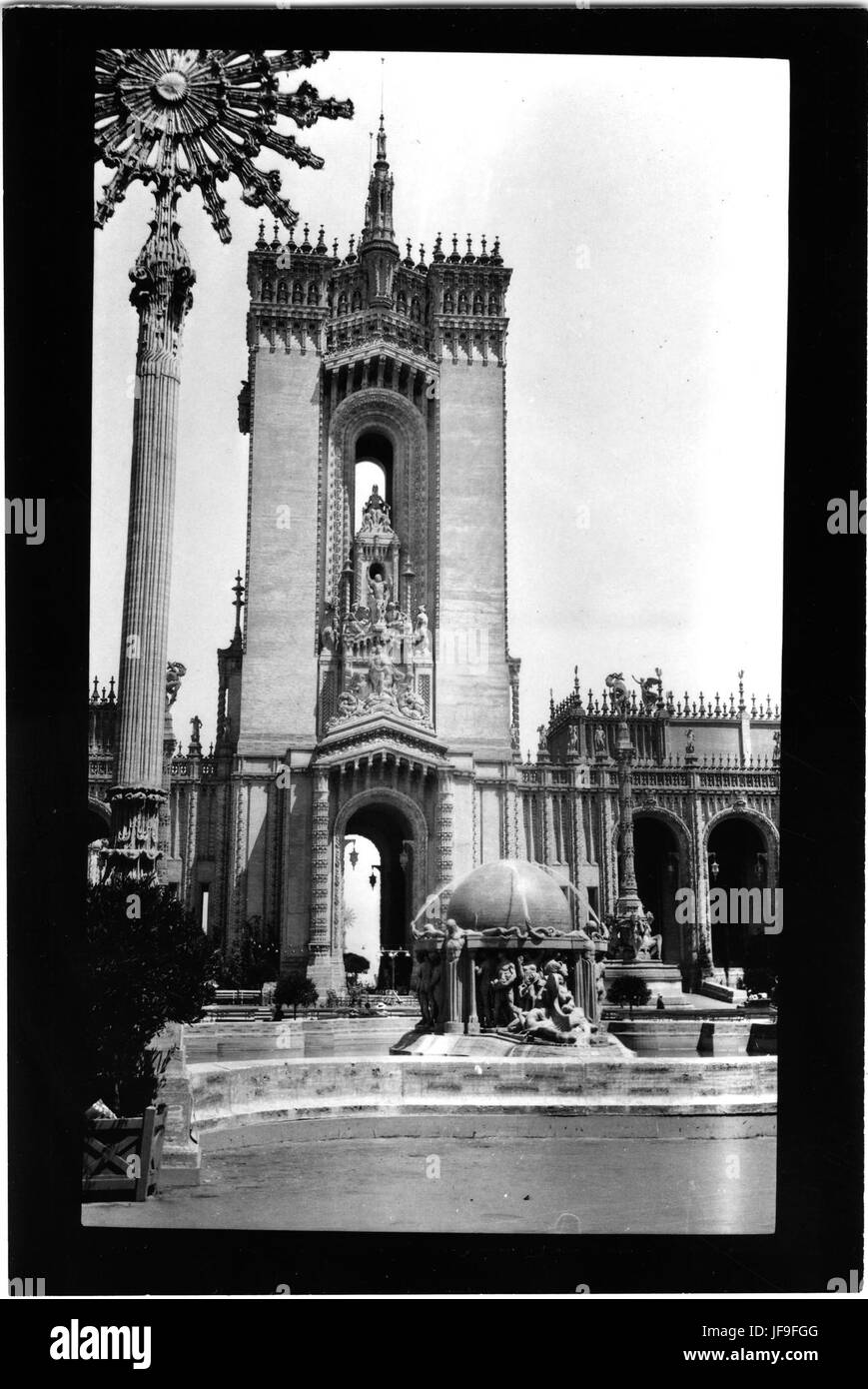 Photographies d'un voyage de 1915 au Canada et dans l'ouest des États-Unis, capturant divers monuments et paysages. Banque D'Images