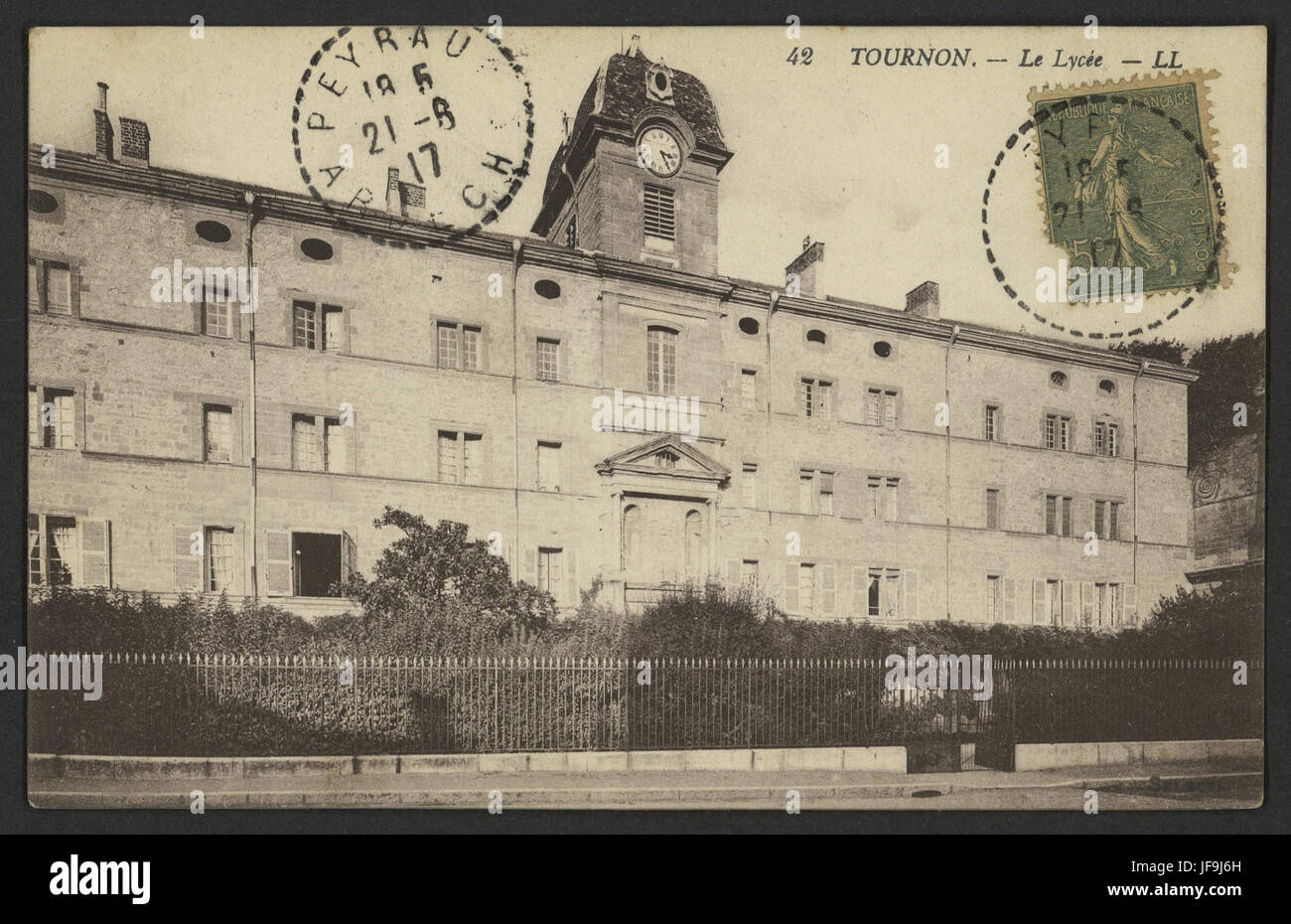 Tournon - Le Lycée 34186210170 o Banque D'Images