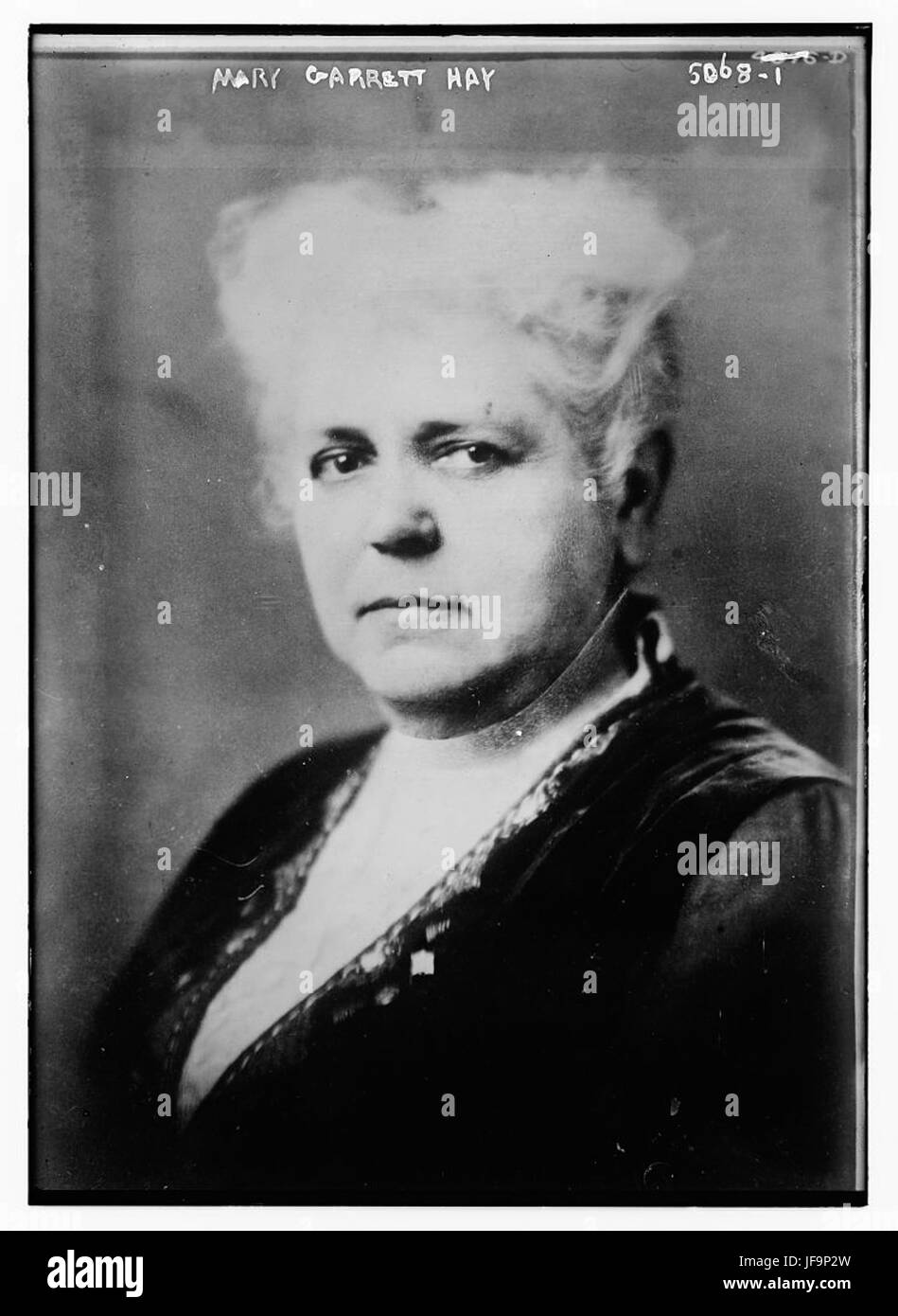 Portrait historique de Mary Garret Hay, reflétant sa contribution à la société dans laquelle elle vivait au début du XXe siècle. Banque D'Images