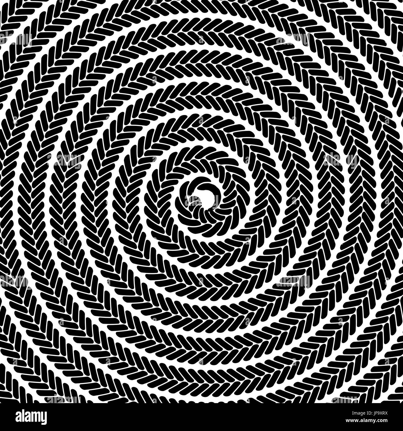 Abstract Dark Spiral Pattern. Résumé Contexte spirale noire Illustration de Vecteur