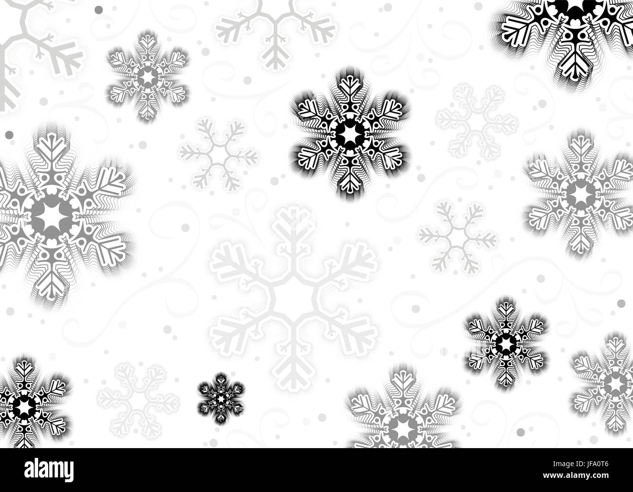 Flocons de contexte Illustration de Vecteur