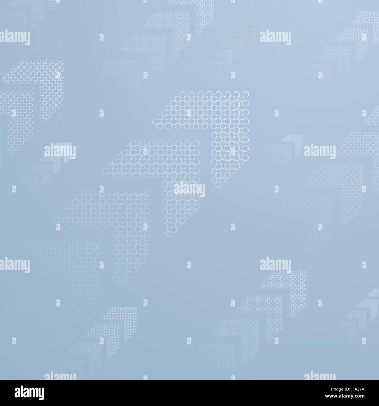 Blue tech business background avec des flèches Banque D'Images