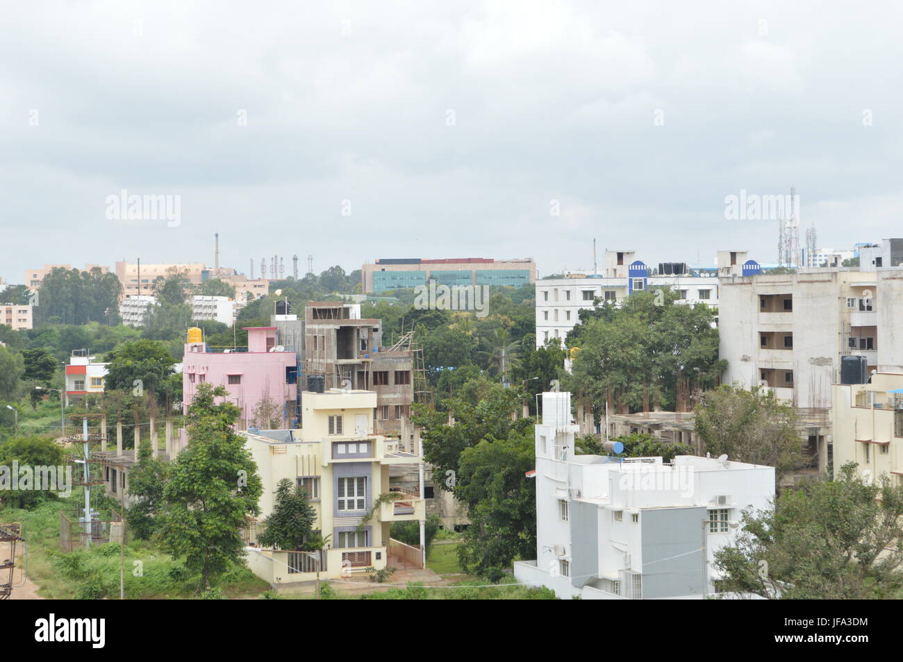 RK Township, Bangalore, Inde Banque D'Images