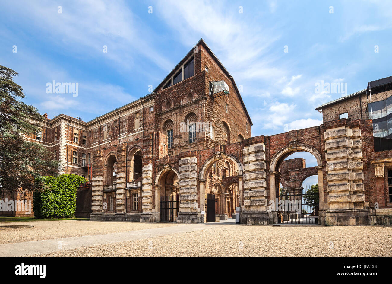 Le Château de Rivoli près de Turin, Italie Banque D'Images