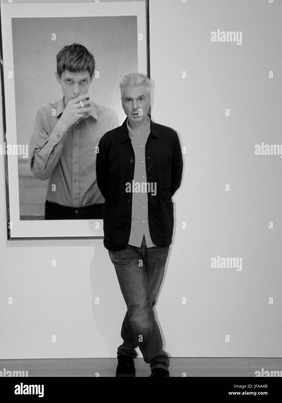 Manchester, 29 juin 2017. Appuyez sur l'affichage de l'exposition ""Manchester emblématiques bandes : Joy Division et New Order feat Jon Savage (photo) et Slater Bradley Crédit : Gerard Noonan/Alamy Live News Banque D'Images