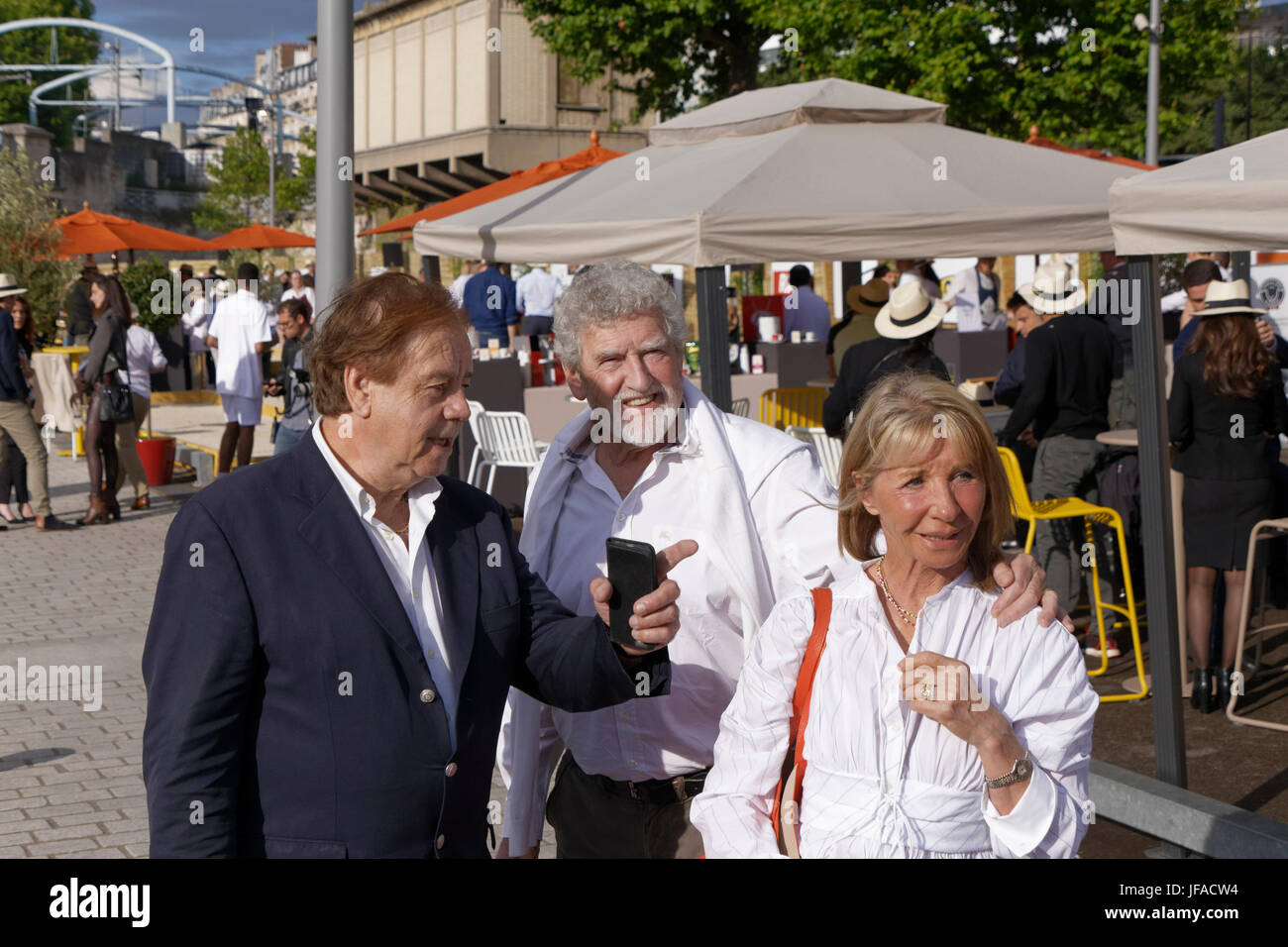 Paris, France. 29 Juin, 2017. Daniel Lauclair, Patrick Préjean et son