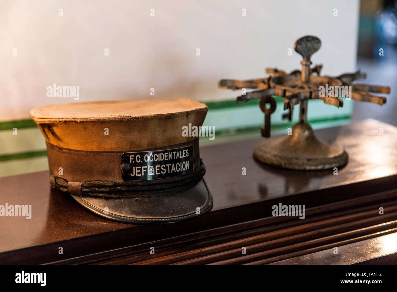 Cap de la tête de la station, le Museo DE LA CIUDAD - LA HAVANE, CUBA Banque D'Images