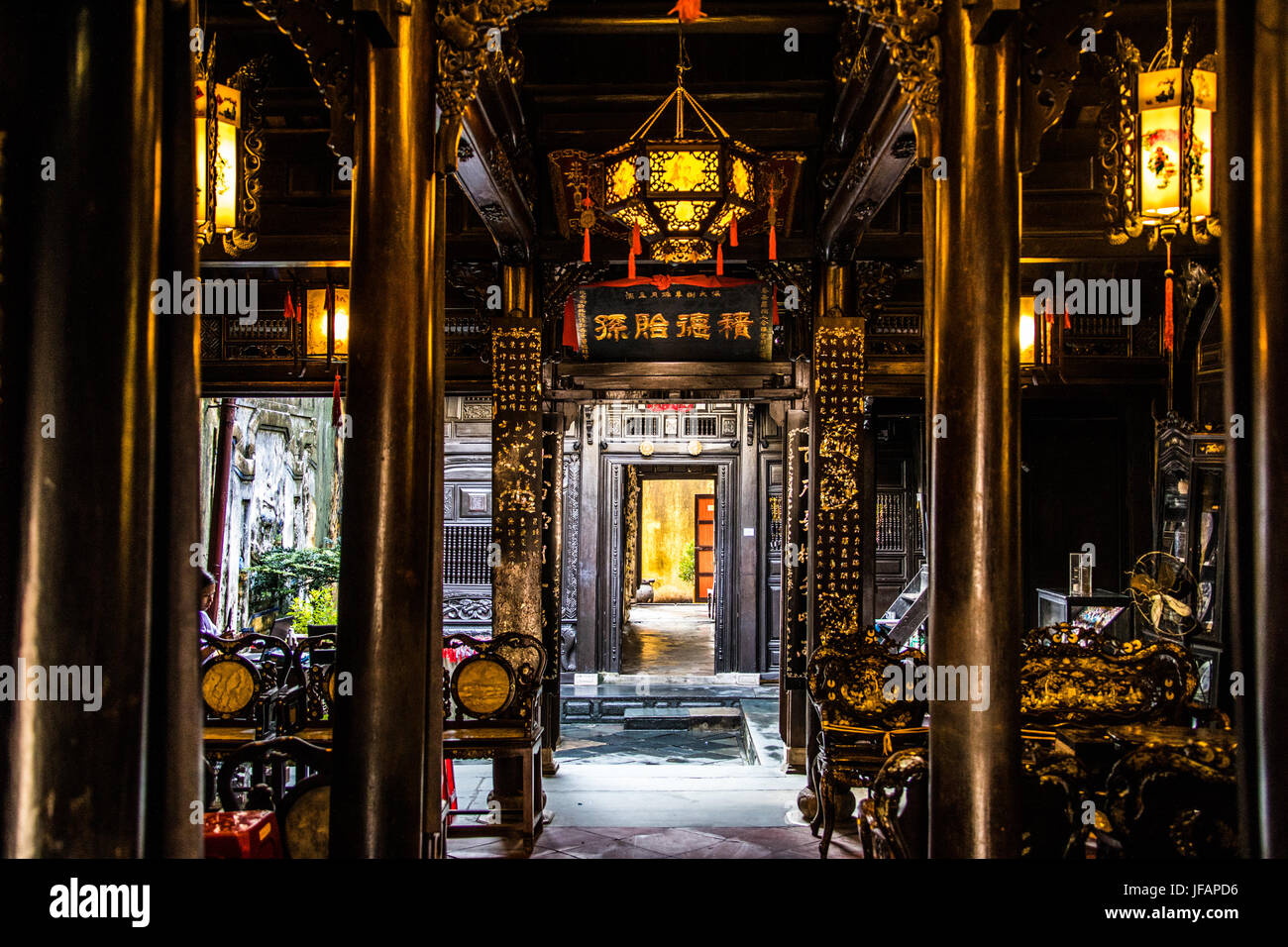 Ancienne maison de Tan Ky, 18e siècle la maison, Hoi An, Vietnam Banque D'Images