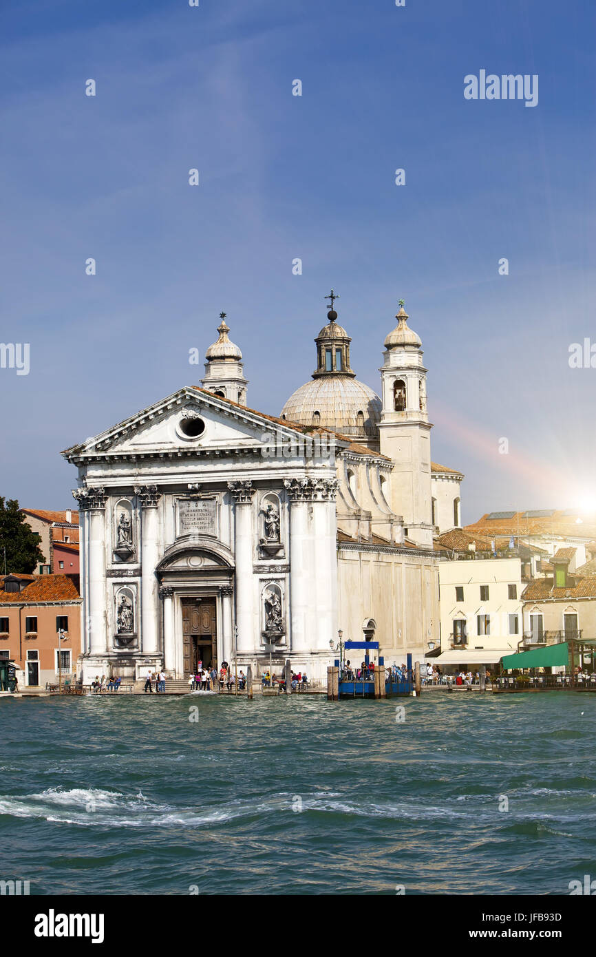 Église Santa Maria del Rosario en Italie Banque D'Images