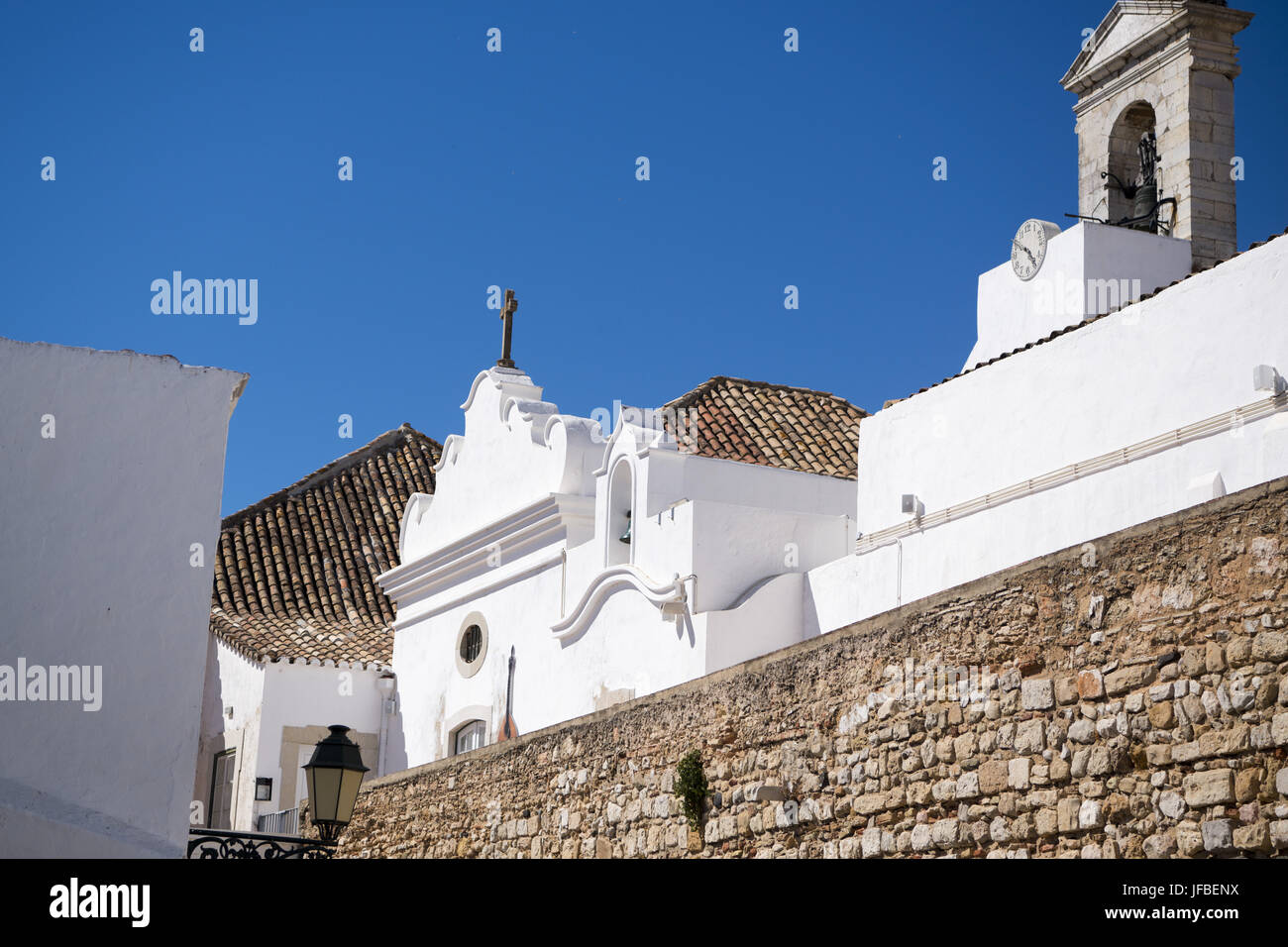 EUROPE PORTUGAL ALGARVE FARO ARCO DA VILA Banque D'Images