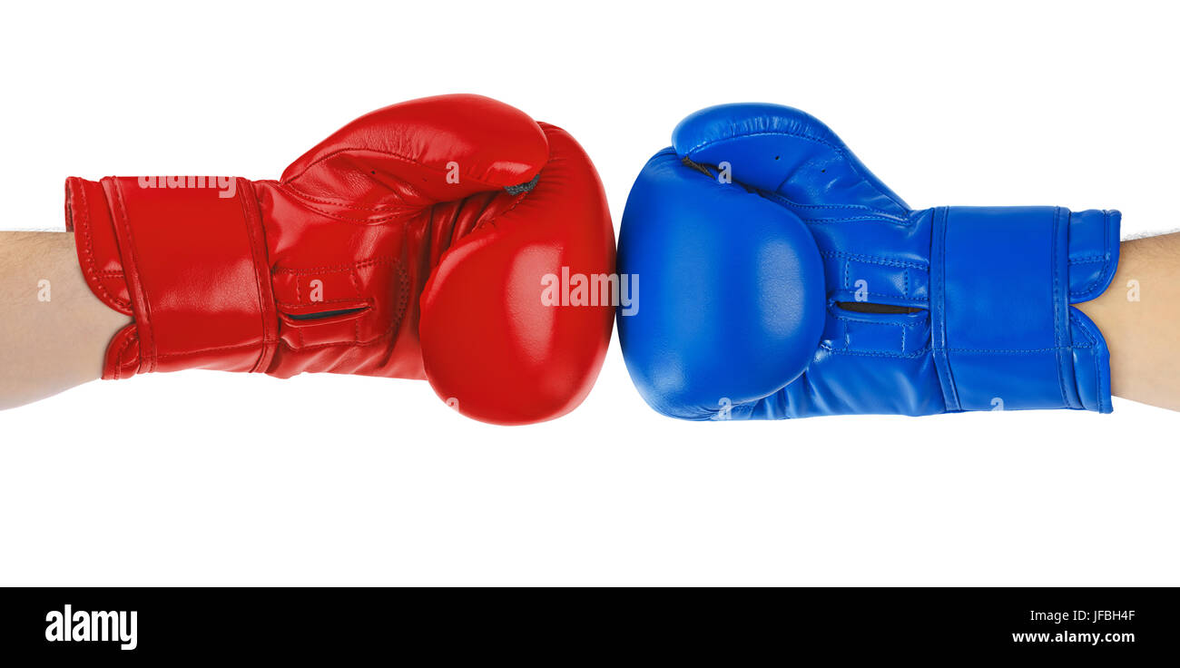 Gants de boxe Banque D'Images