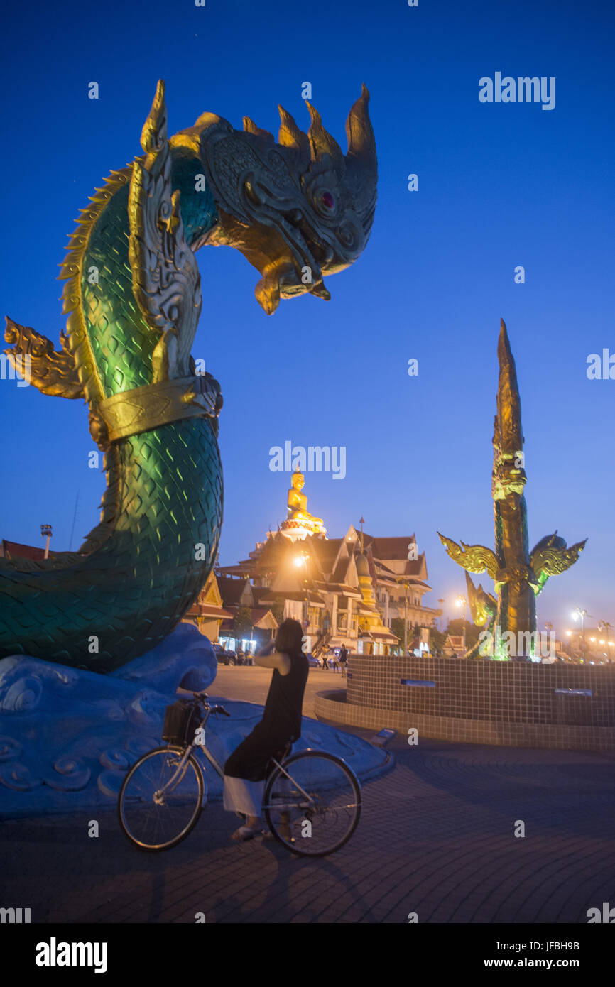 Thaïlande l'ISAN MÉKONG PHAYANAK Nong Khai Banque D'Images