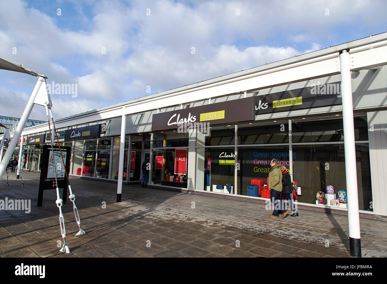 Clarks Shoes - McArthurGlen Designer Outlet Photo Stock - Alamy