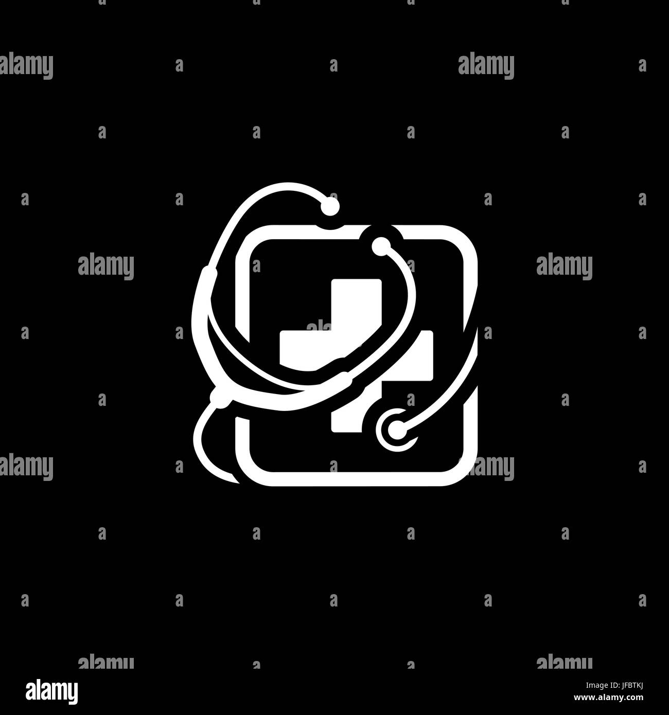 L'icône des services médicaux. Modèle plat. Illustration de Vecteur