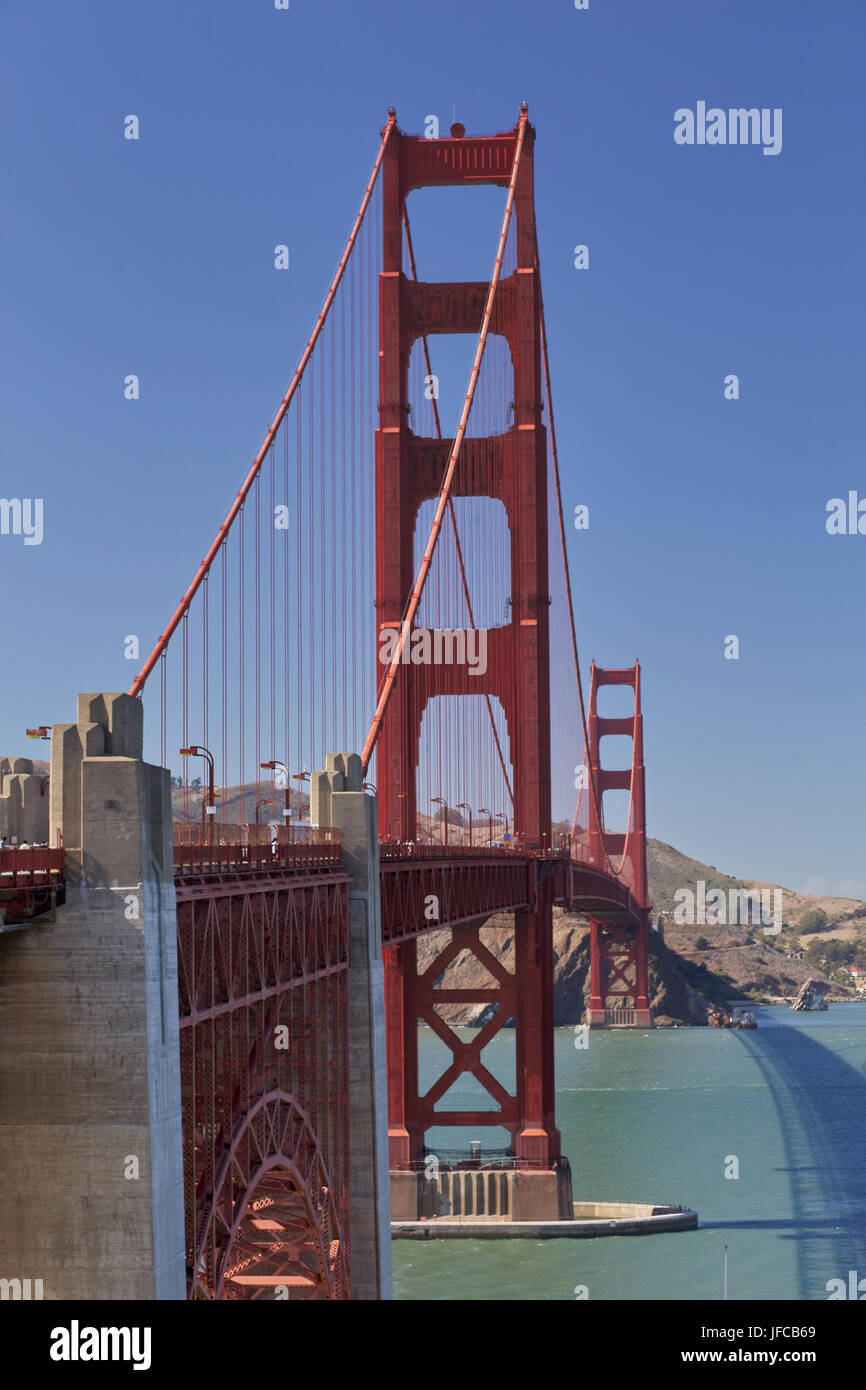 Tours du sud de Golden Gate Bridge Banque D'Images