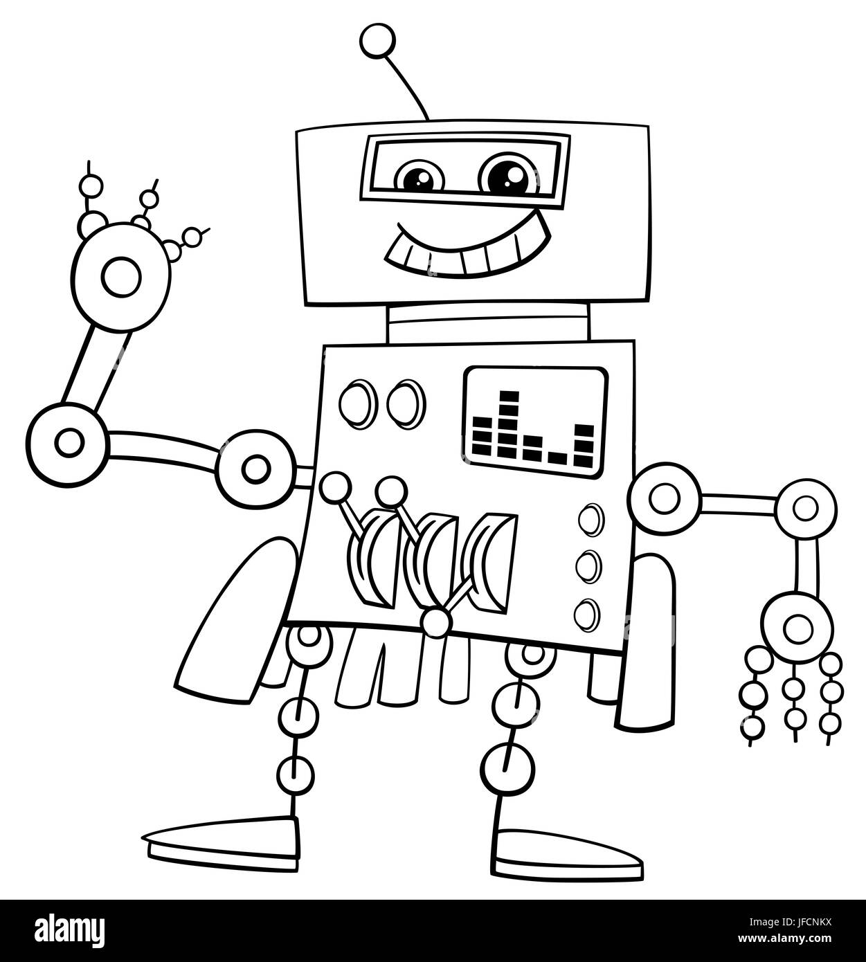 Coloriage robot