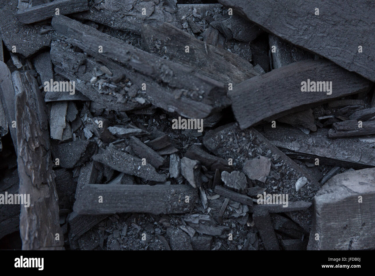 La texture du charbon noir. Le charbon de l'arrière-plan. Banque D'Images