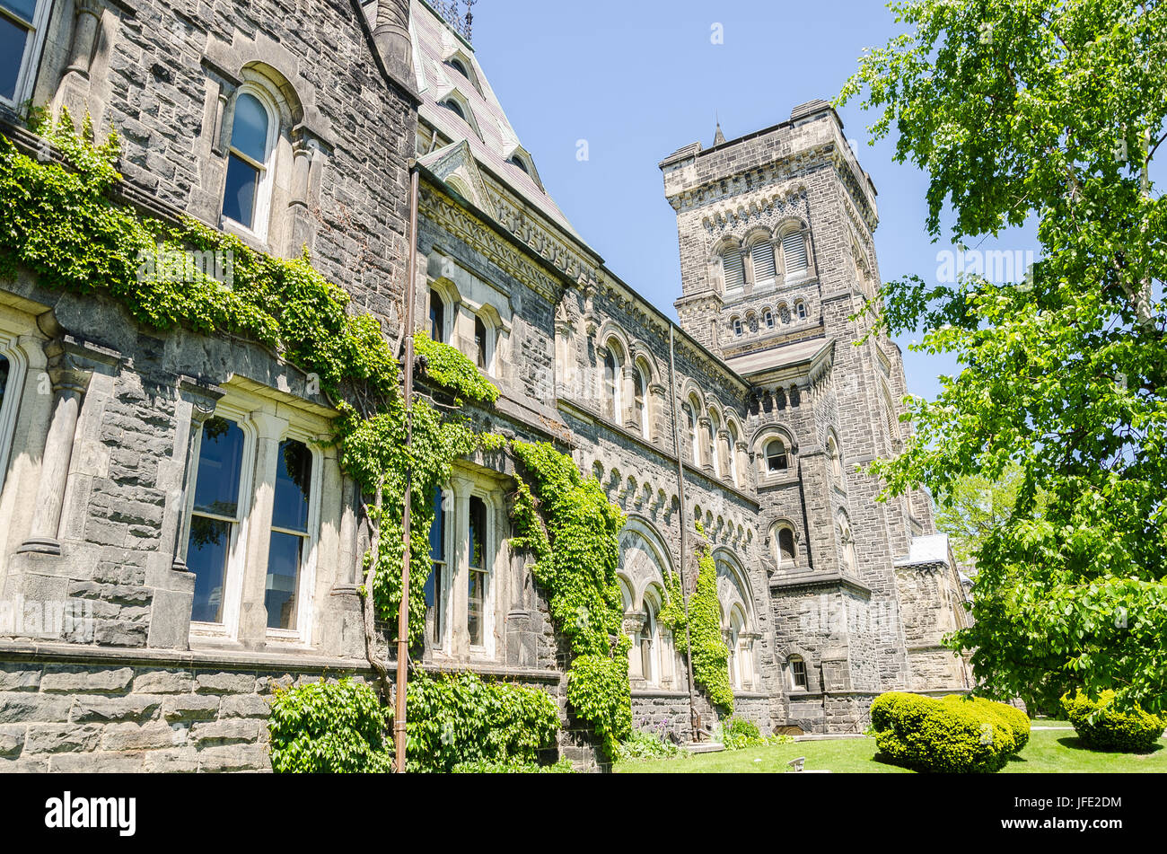 Les vieux bâtiments de l'Université de Toronto Banque D'Images