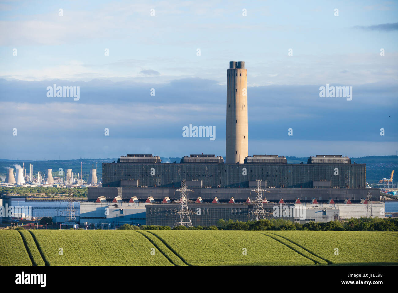 Fife Ecosse Longannet Power Station Banque D'Images