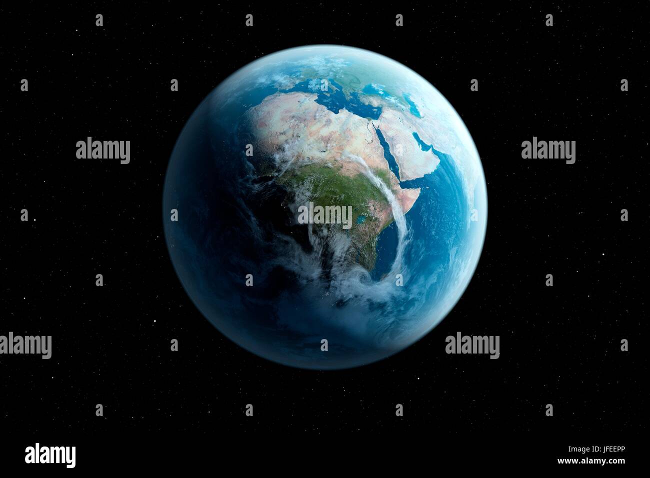 La planète Terre, de l'illustration. Banque D'Images