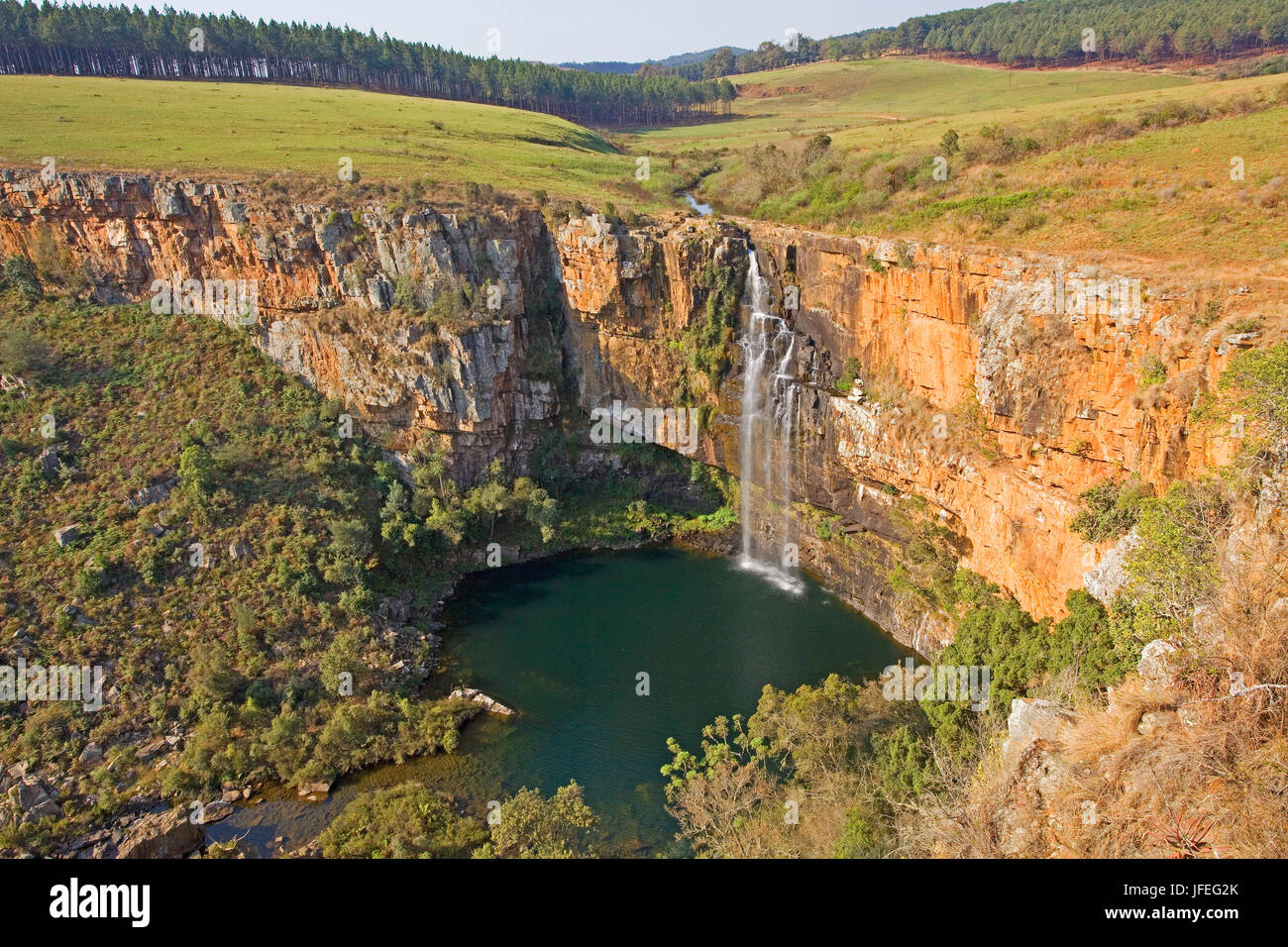 L'Afrique du Sud, province de Mpumalanga, parc national, Blyde River canyon nature intérieure, Banque D'Images