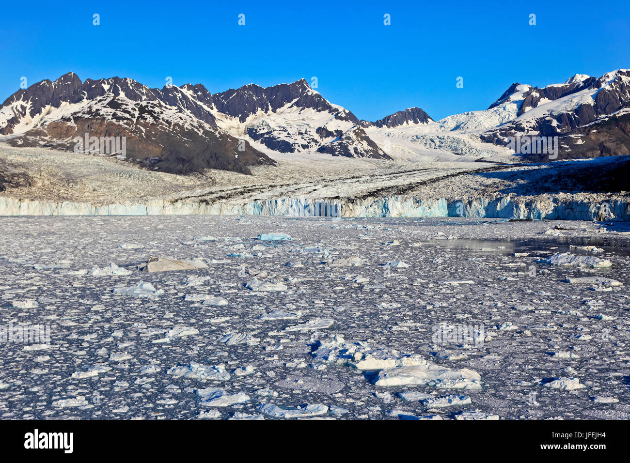 Amérique du Nord, les États-Unis, l'Alaska, Colombie-Britannique glacier Banque D'Images