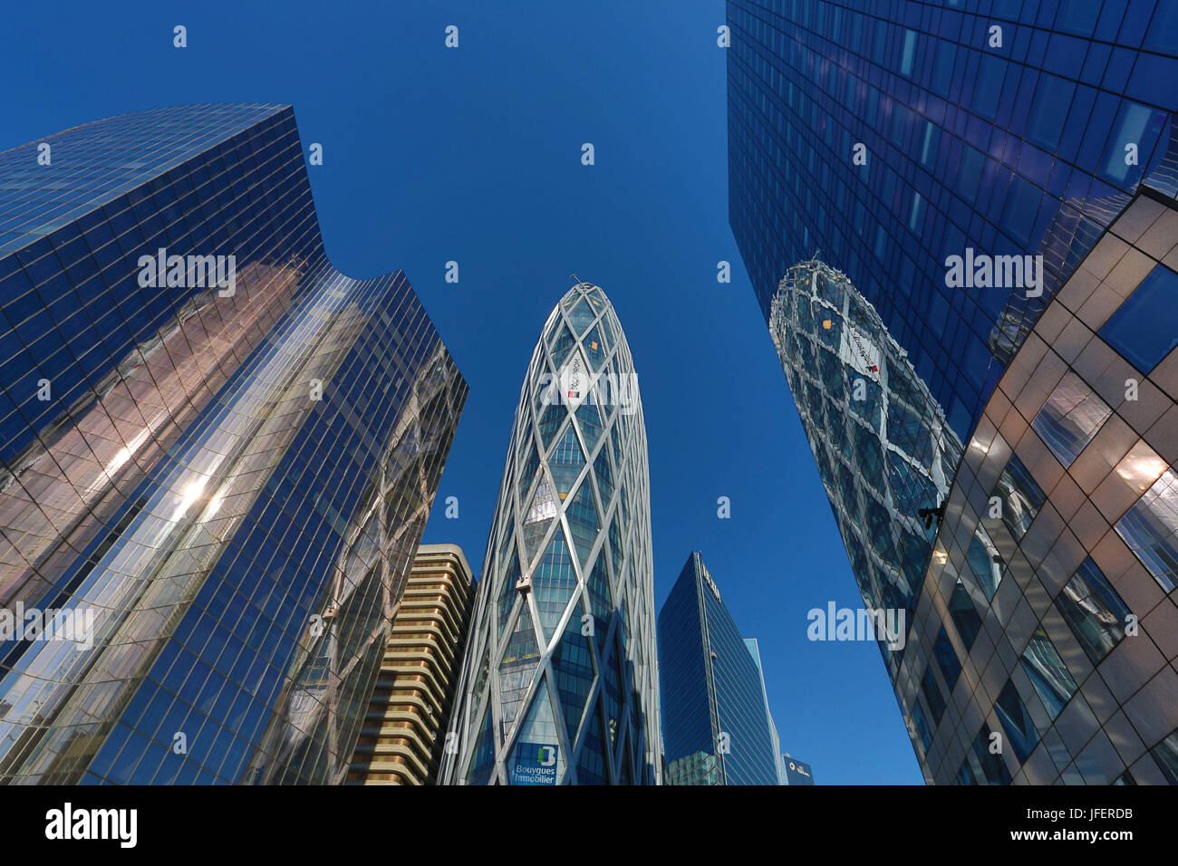 France, Paris, ville du district de La Défense Banque D'Images