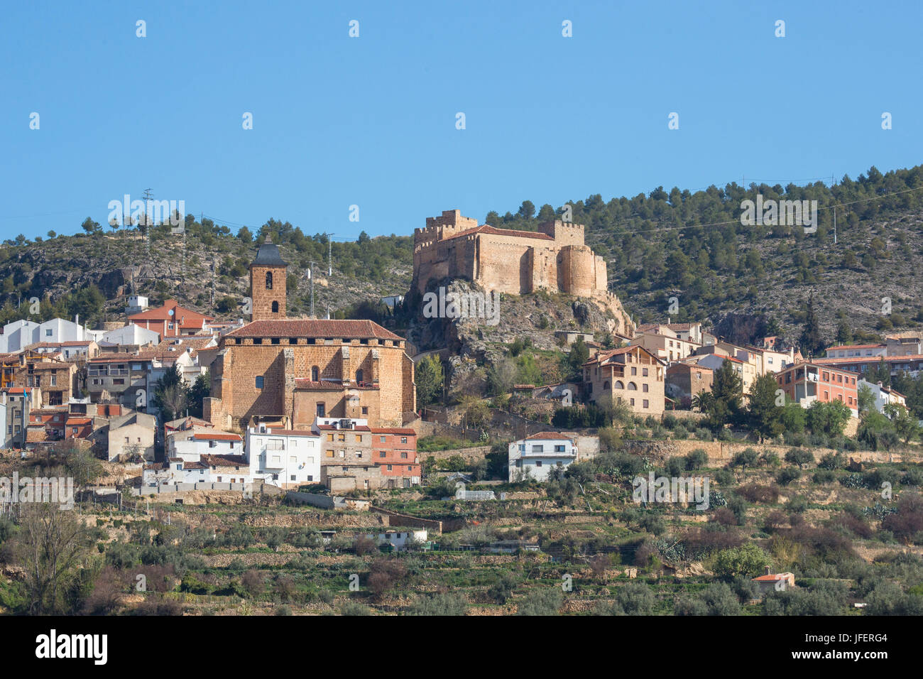 L'Espagne, Castilla La Mancha Région, province, ville Albacete Yeste Banque D'Images