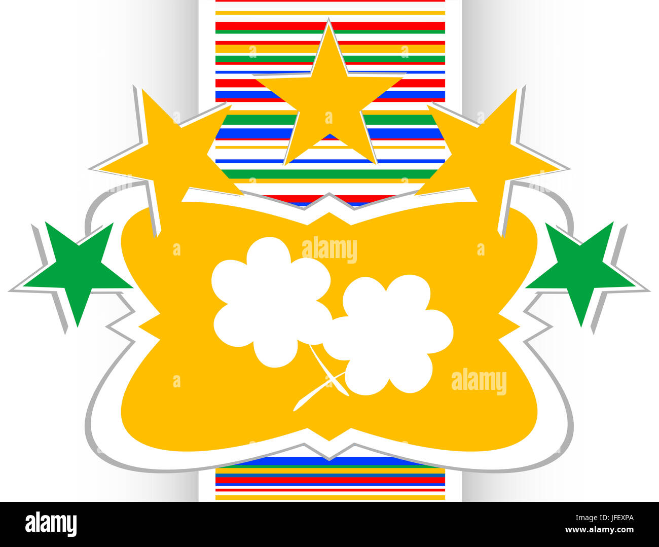 Web App fleur bouton icône brillant sign Banque D'Images