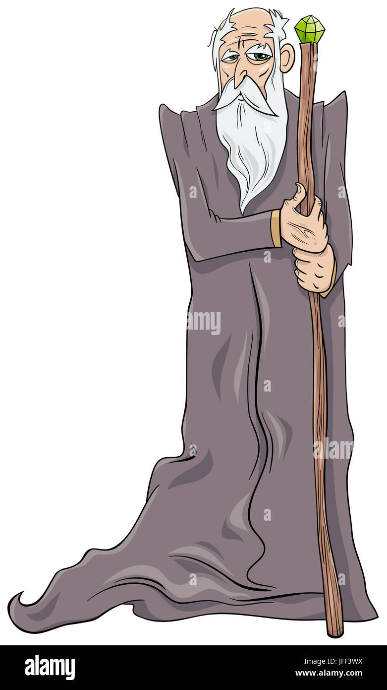 Vieux Sorcier Personnage Photo Stock Alamy