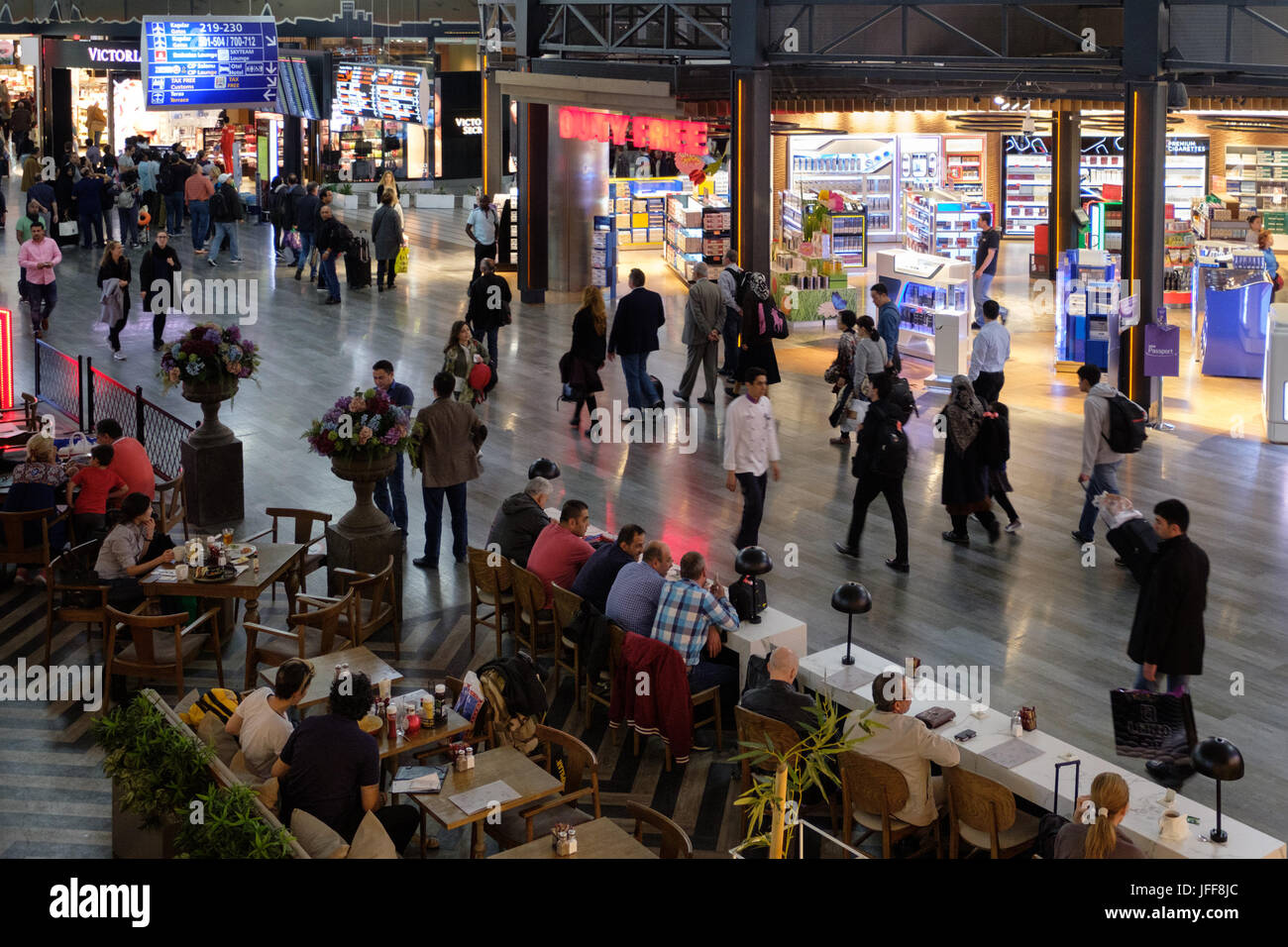 L'aéroport Atatürk d'Istanbul Banque D'Images