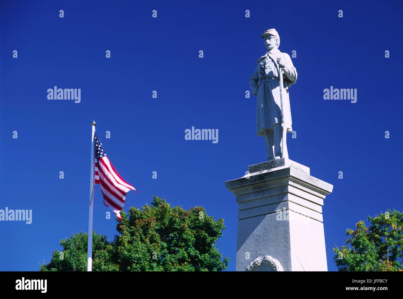 Monument de la guerre civile, de Houlton, Maine Banque D'Images