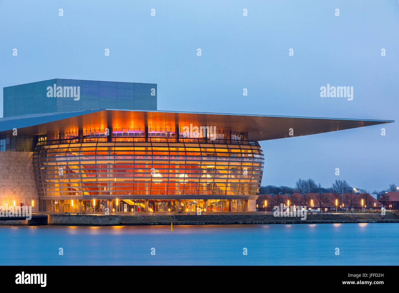 L'Opéra de Copenhague Banque D'Images