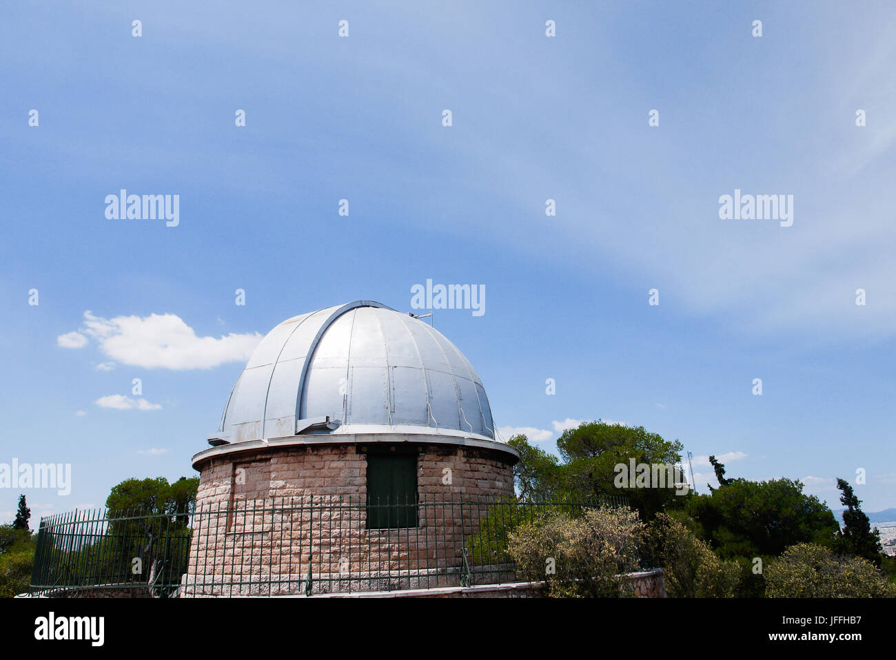 Observatoire national sur la Pnyx, colline Colline Filopappou Park, Athènes (Grèce) Banque D'Images