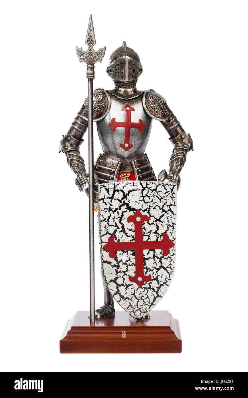 Toy chevalier médiéval Banque D'Images