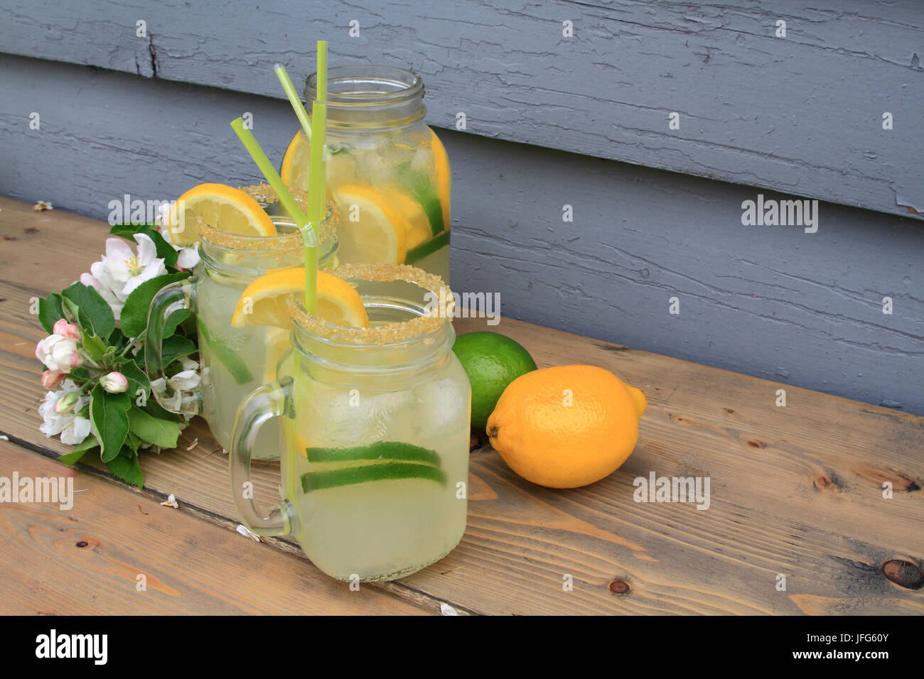 Pour la limonade froid jours ver Banque D'Images