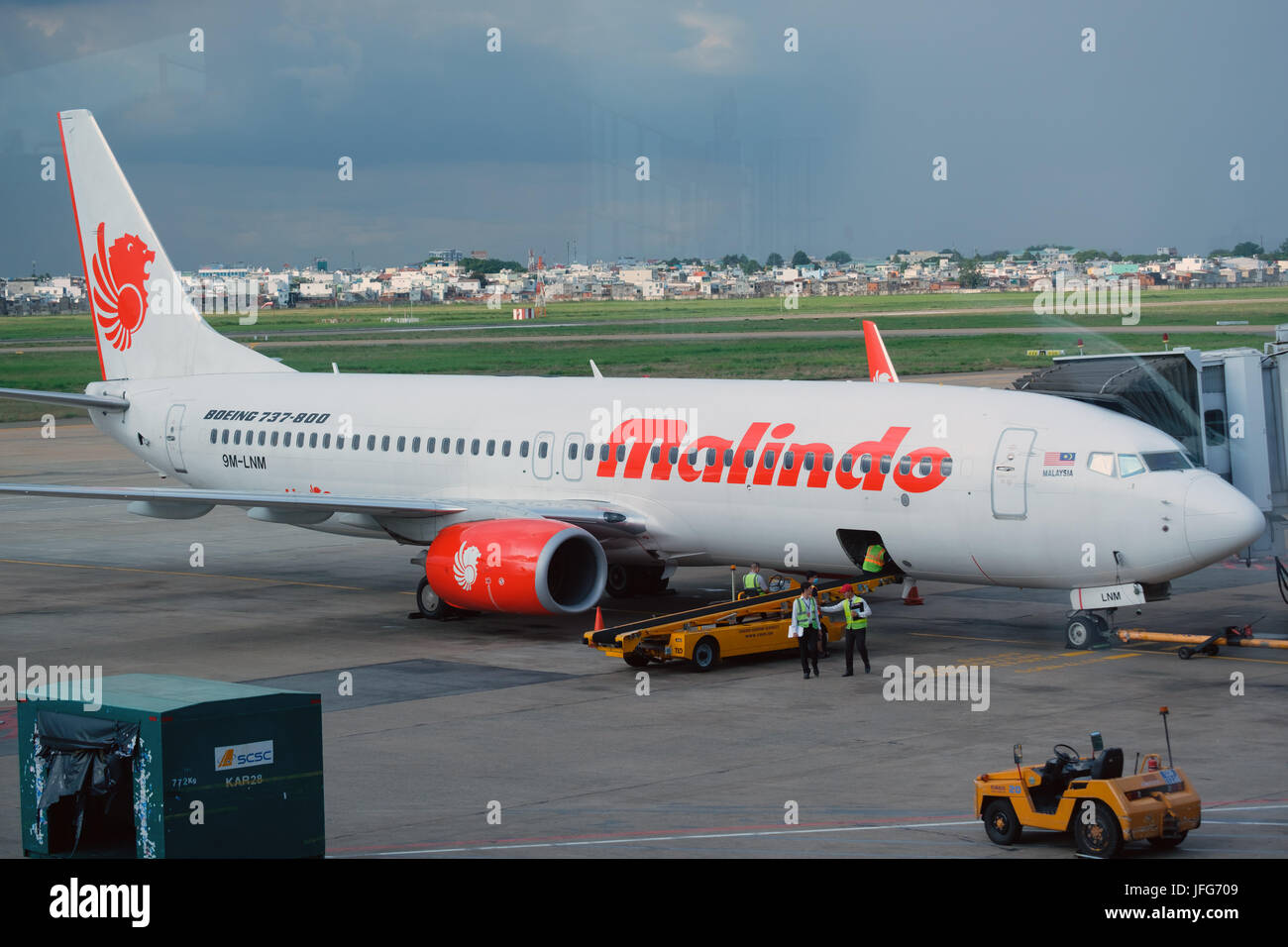 Malindo Air avion Boeing 737-800 Banque D'Images