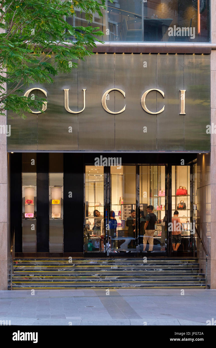 Boutique Gucci à Ho Chi Minh City, Vietnam, Asie Banque D'Images
