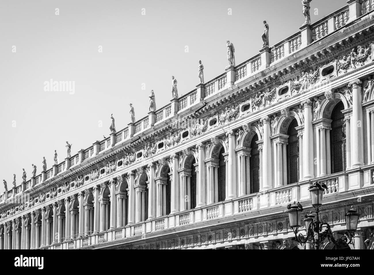 Venise, Italie - perspective des colonnes Banque D'Images