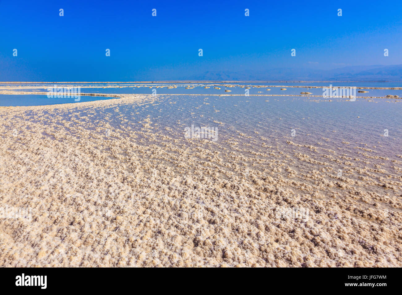 L'abaissement du niveau de l'eau Banque D'Images